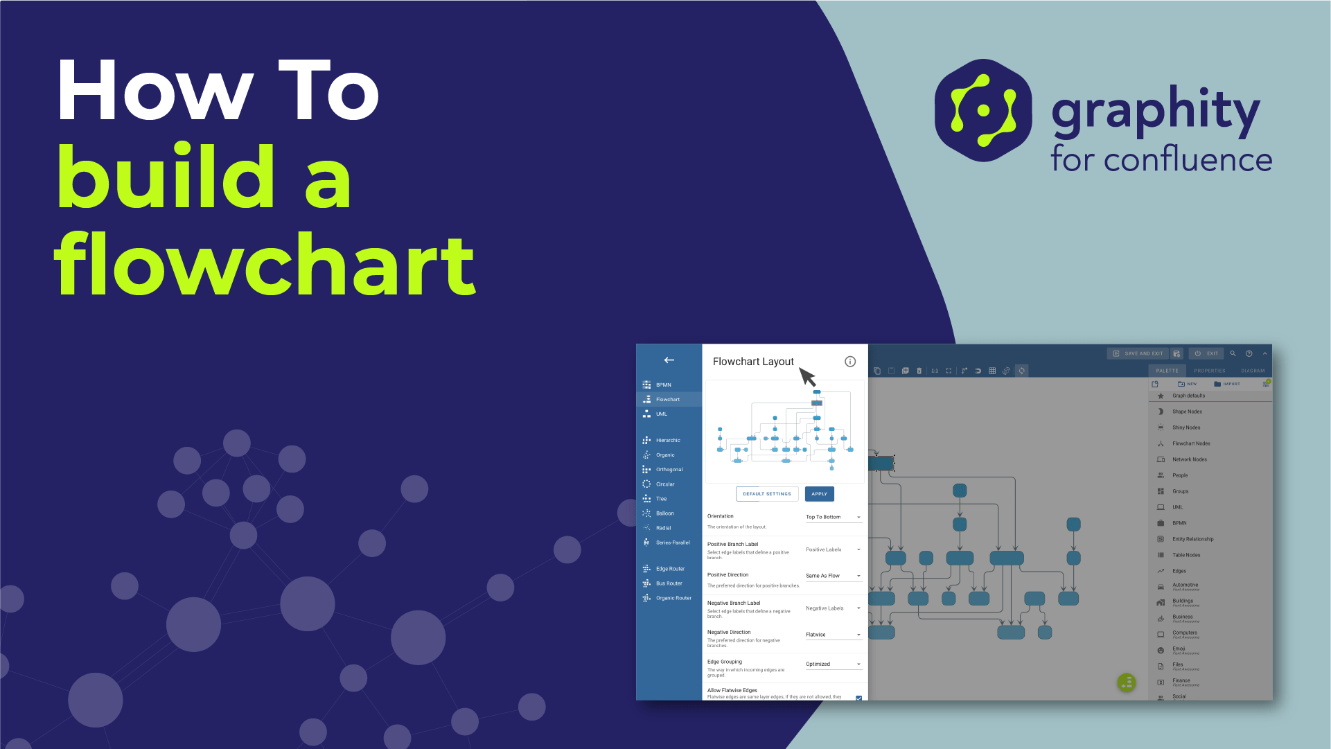 How to build a flowchart with Graphity